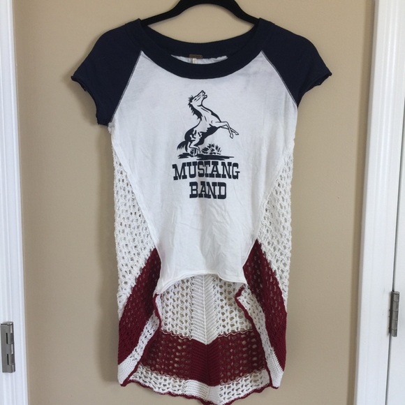 Free People women’s band T-shirt size XS - Picture 2 of 8